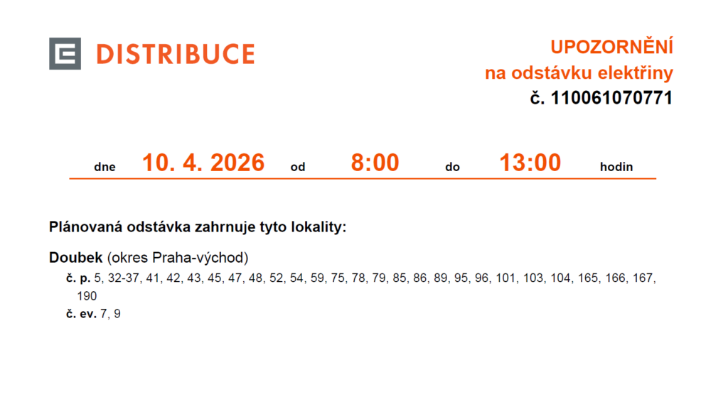 seznam č.p., kterých se to týká